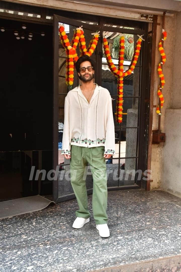 Aman Devgan snapped promoting their upcoming film 'Azaad'