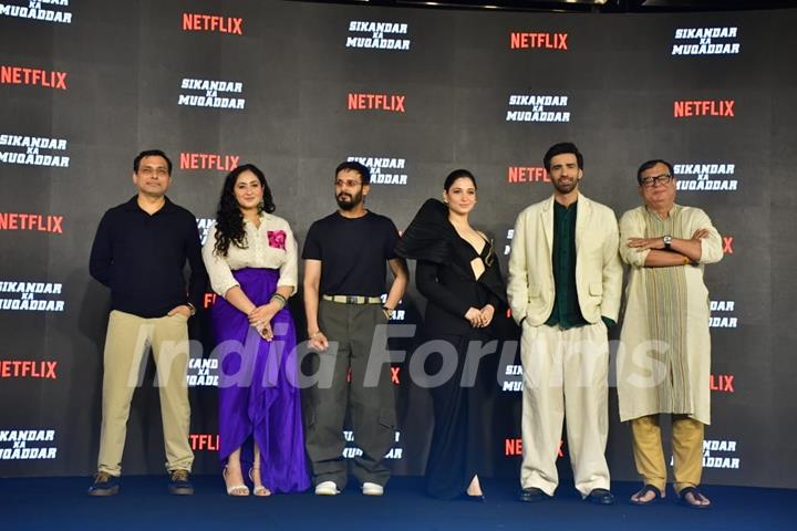 Jimmy Sheirgill, Rajeev Mehta, Tamannaah Bhatia and Avinash Tiwary grace celebrities grace the trailer launch of 'Sikandar Ka Muqaddar'