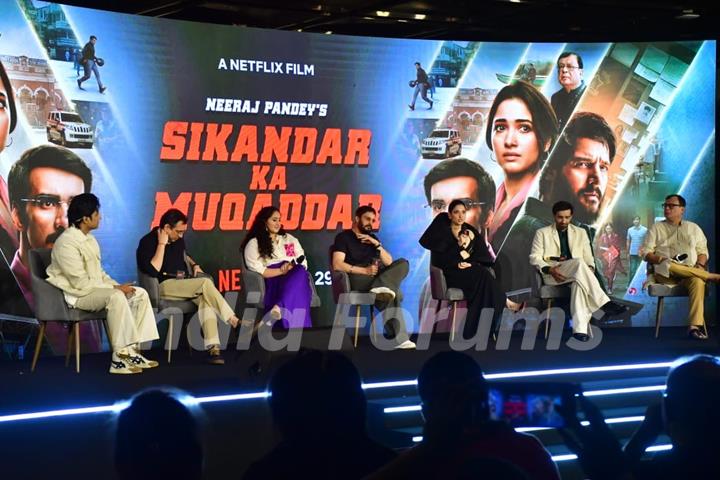 Jimmy Sheirgill, Rajeev Mehta, Tamannaah Bhatia and Avinash Tiwary grace celebrities grace the trailer launch of 'Sikandar Ka Muqaddar'