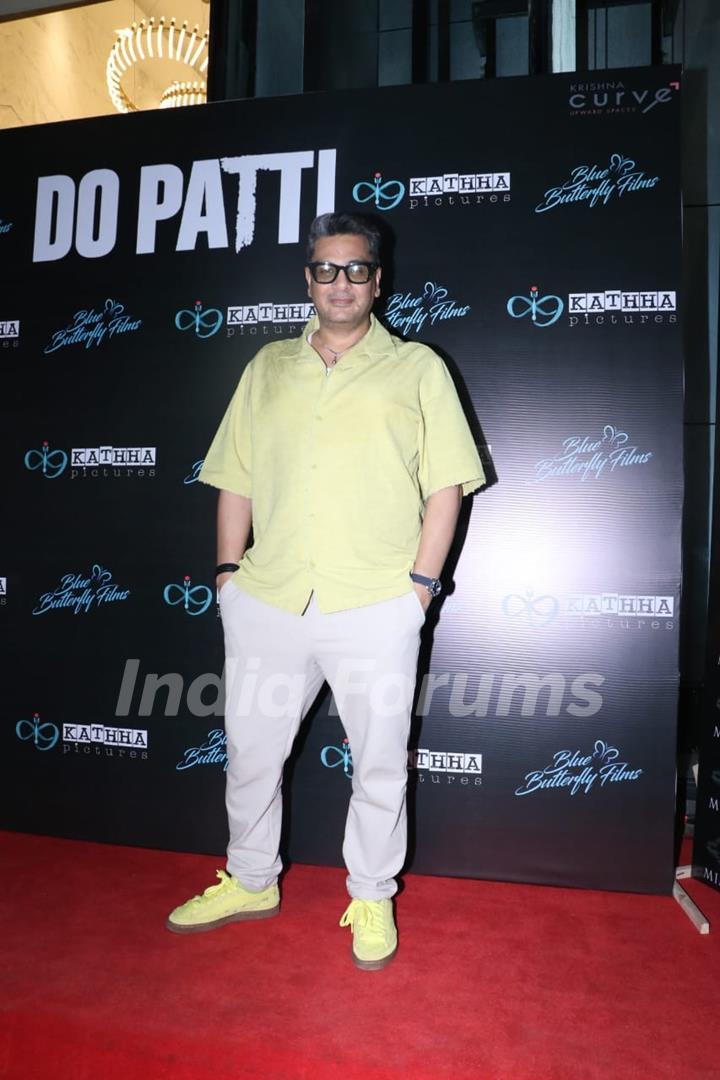 Mukesh Chhabra snapped at the success party of 'Do Patti'