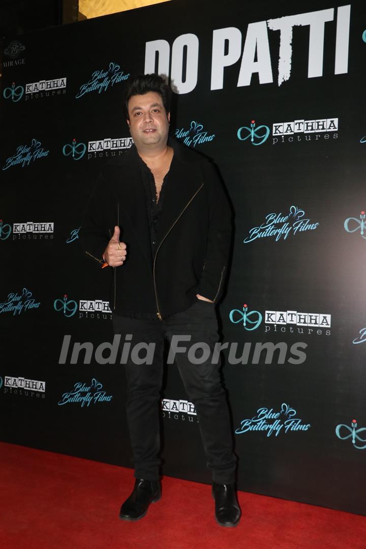 Varun Sharma snapped at the success party of 'Do Patti'