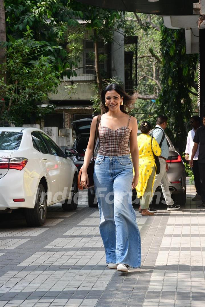 Shriya Pilgaonkar snapped in the city