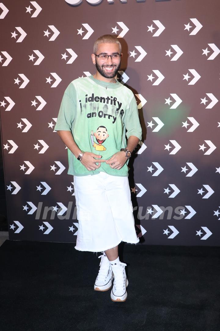 Orry snapped at Converse India store launch