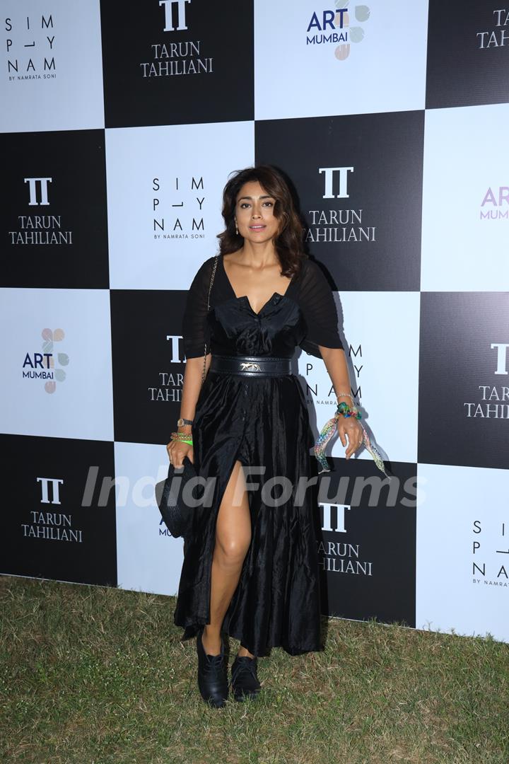 Shriya Saran Snapped At Tarun Tahiliani Event