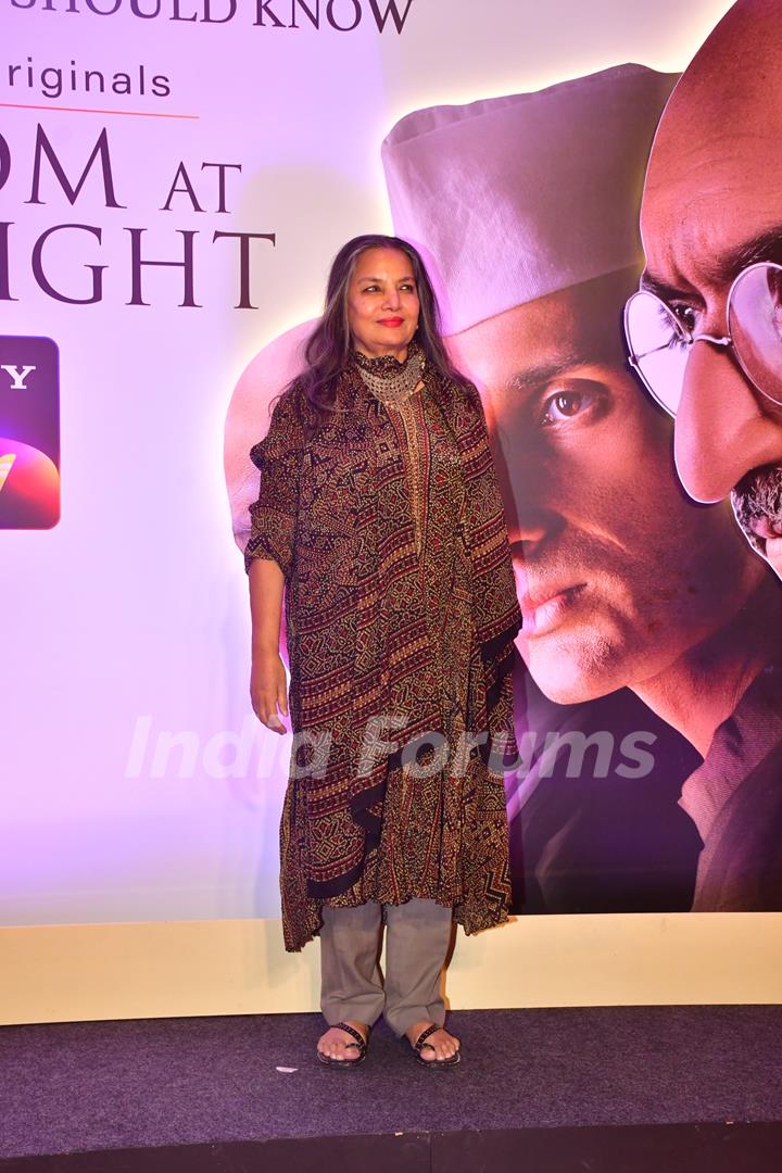 Shabana Azmi Freedom At Midnight screening