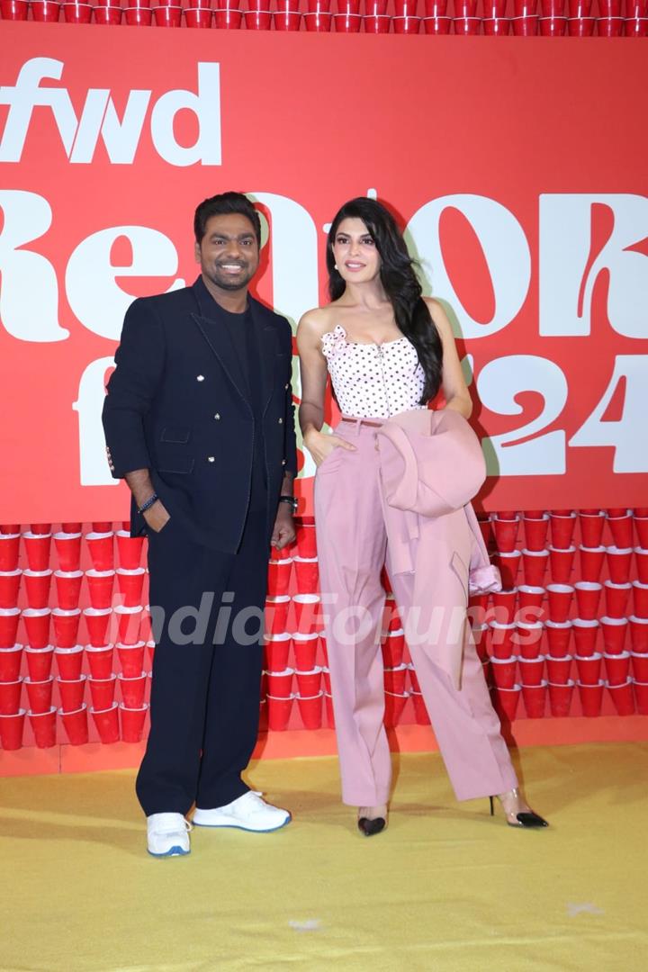 Jacqueline Fernandez and Zakir Khan  grace the Myntra Creators Fest 2024