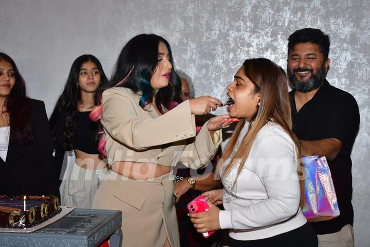 Neha Bhasin snapped at ‘Naam Toh Tu Janta Hai’ song launch and her birthday celebration