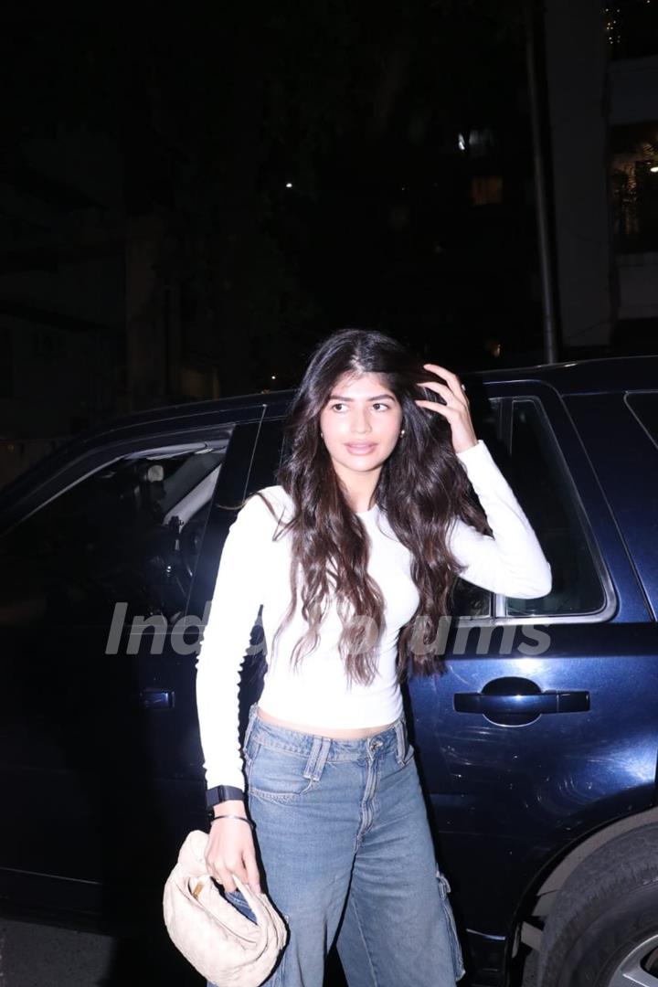 Anjini Dhawan  snapped in the city