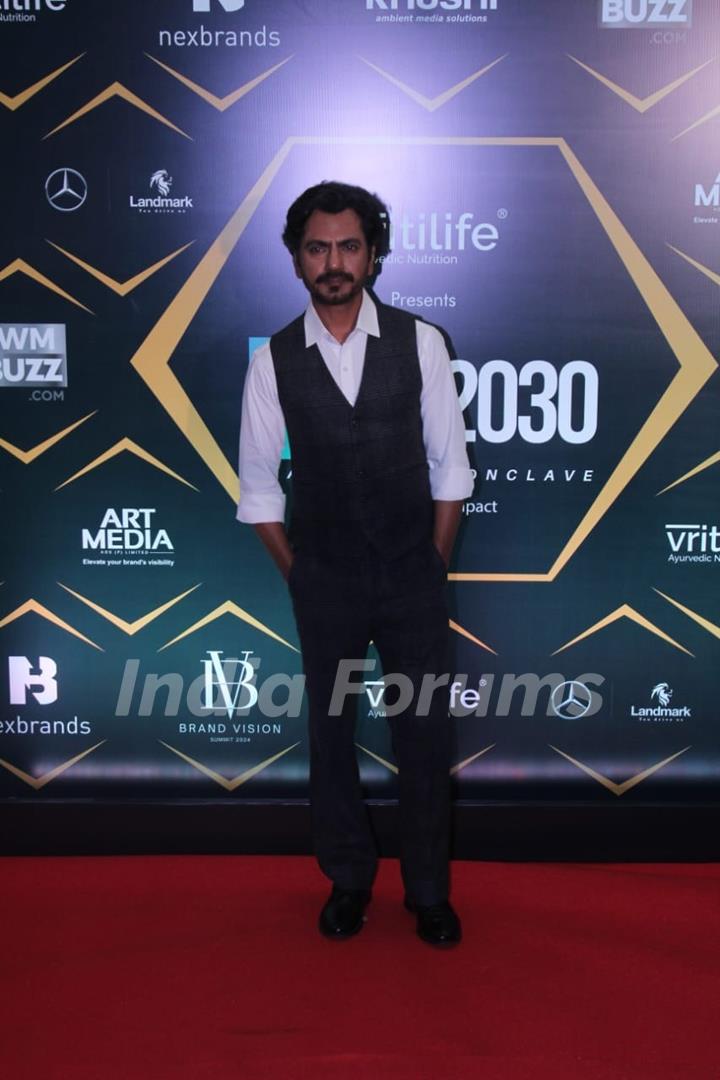 Nawazuddin Siddiqui grace the red carpet of The Nexbrands India 2030 Leadership Conclave