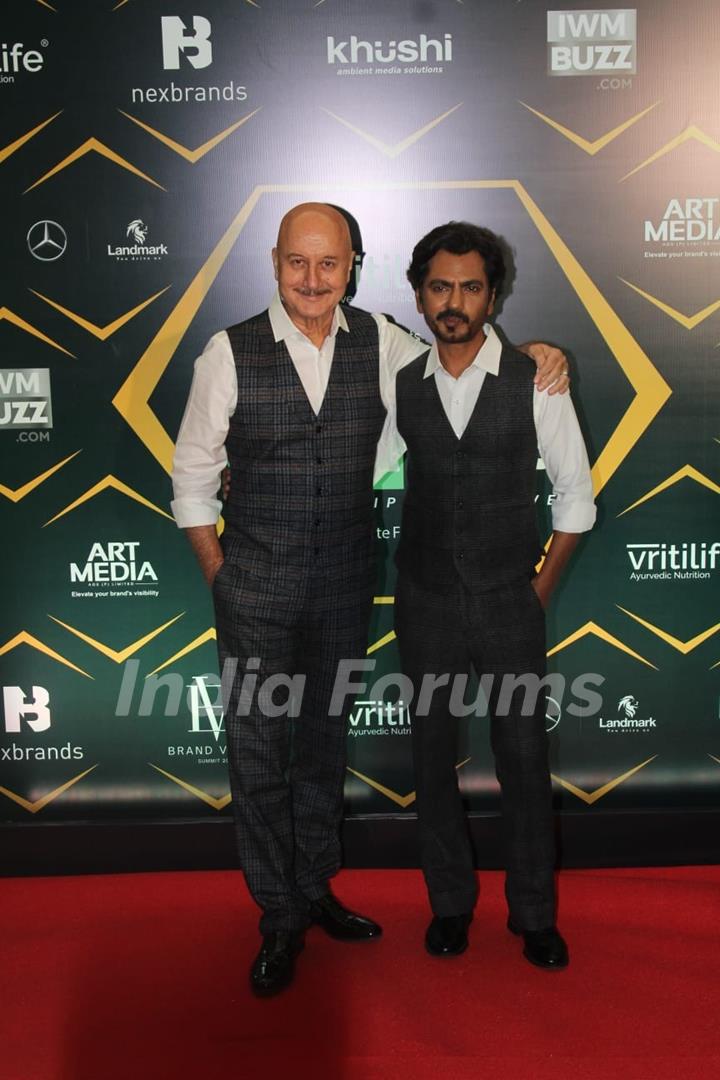 Anupam Kher and Nawazuddin Siddiqui grace the red carpet of The Nexbrands India 2030 Leadership Conclave