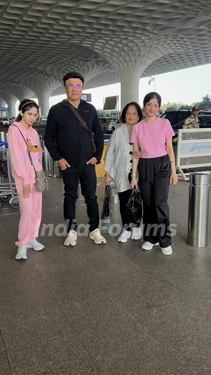 Anu Malik snapped at the airport