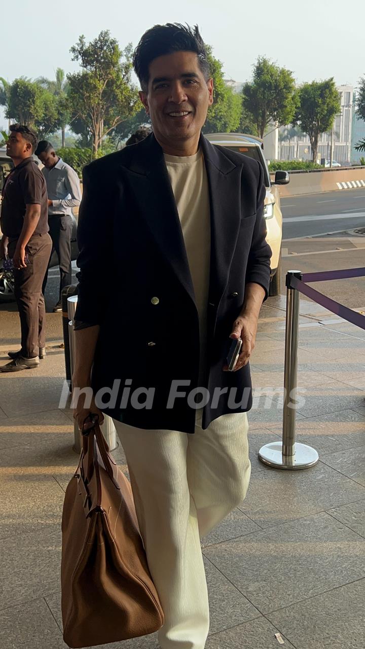 Manish Malhotra snapped at the airport