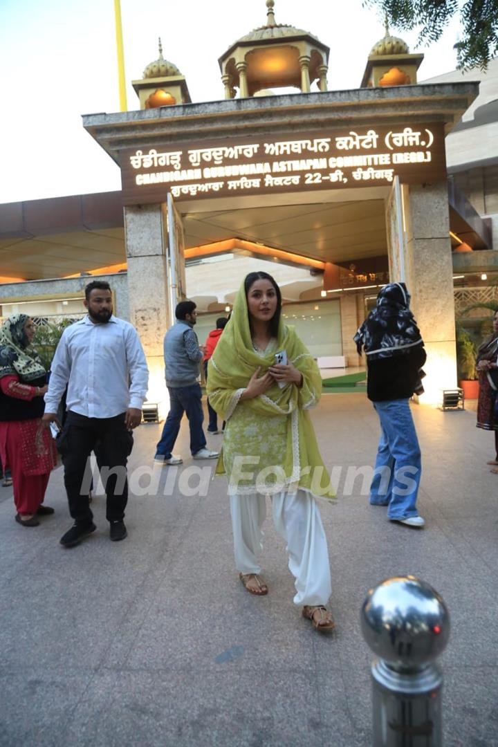 Shehnaaz Gill snapped in the city