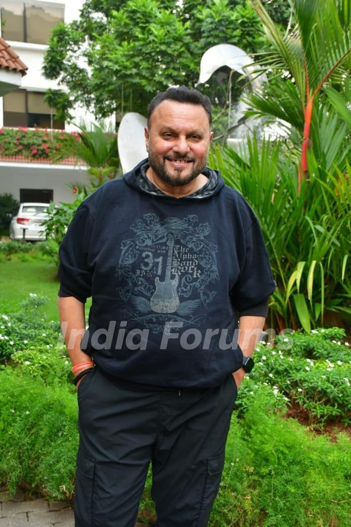 Anil Sharma snapped promoting their upcoming film 'Vanvaas'