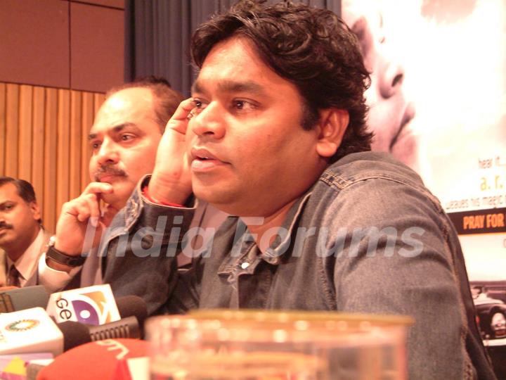 Universal Music launhced &quot;Pray for Me Brother,&quot; the first English rendition composed and sung by AR Rahman on Feb 22 &quot;This is my first step in making music that is for the whole world as an audience and truly one, in