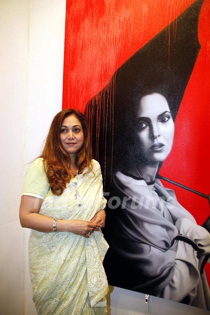 Tina Ambani at Harmony Art show in Mumbai