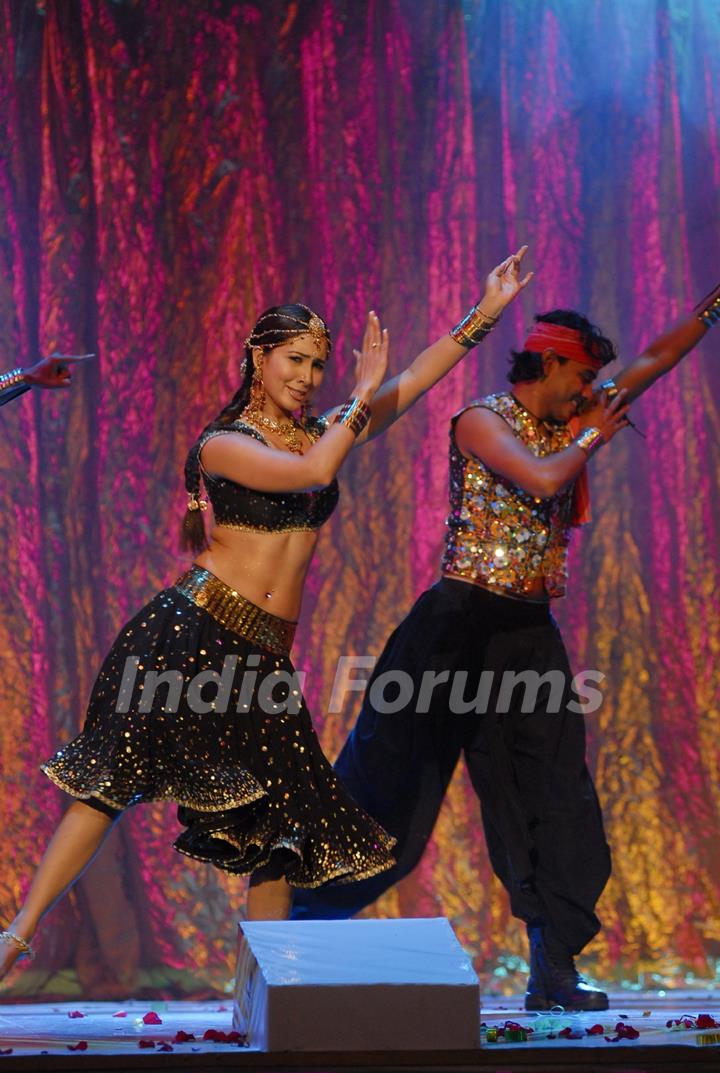 Kim Sharma performing at Zee Cine Awards 2007, Genting Highlands Resort, Malaysia