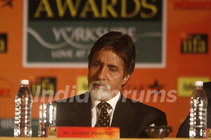 IIFA brand ambassador Amitabh Bachchan at the announcement of Idea IIFA awards nominations held at Grand Hyatt in Mumbai