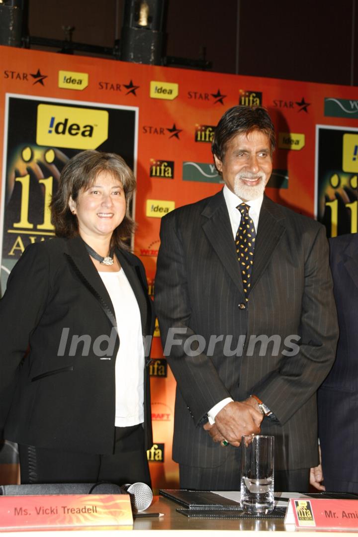 IIFA brand ambassador Amitabh Bachchan at the announcement of Idea IIFA awards nominations held at Grand Hyatt in Mumbai