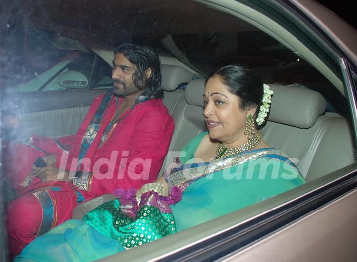 Kirron Kher at Abhishek and Aishwarya''s sangeet ceremony