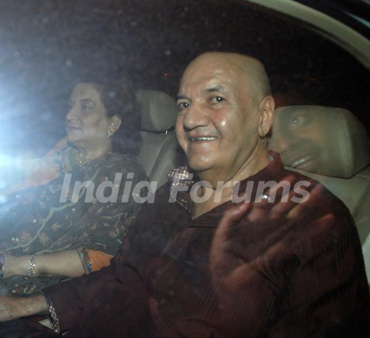 Prem Chopra at Abhishek and Aishwarya''s sangeet ceremony