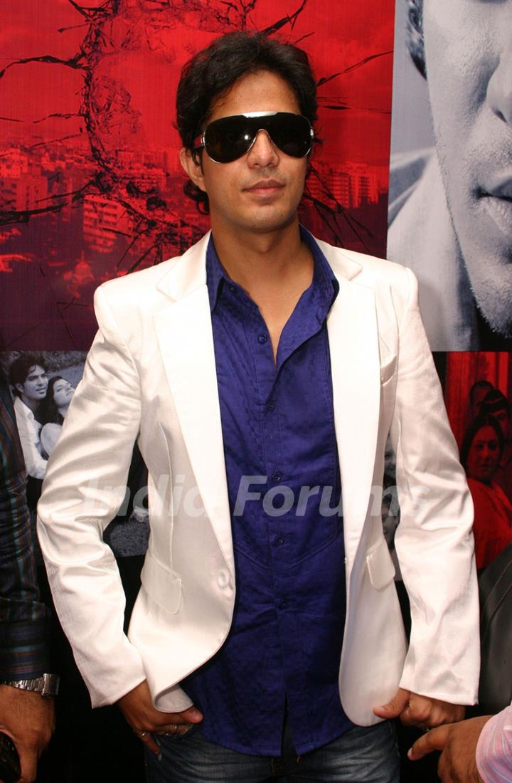 Bollywood actor Rajveer, at the music launch for the film &quot;Ruslaan&quot;, in New Delhi on Tuesday (Photo-IANS)