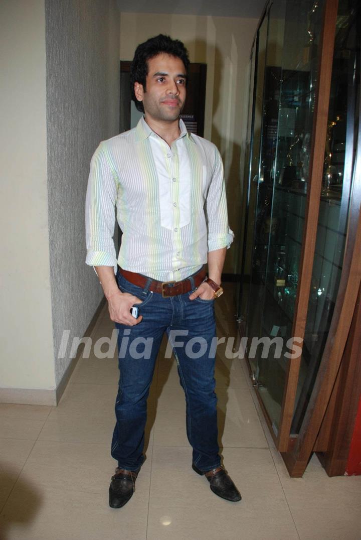 Tushar Kapoor at big 927 fm, in Mumbai