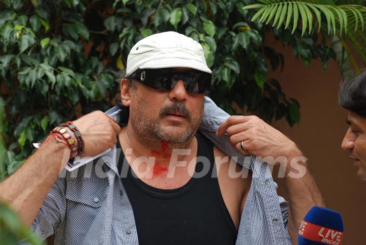 Jackie Shroff in Bhojpuri film &quot;Balidan - mahurat at soundcity&quot; at Sound City