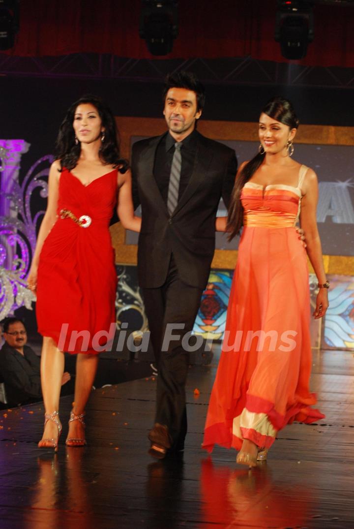 Sophie Choudhary with Aashish Chaudhary at Gitanjali 15 Years Celeberations Show in Mumbai