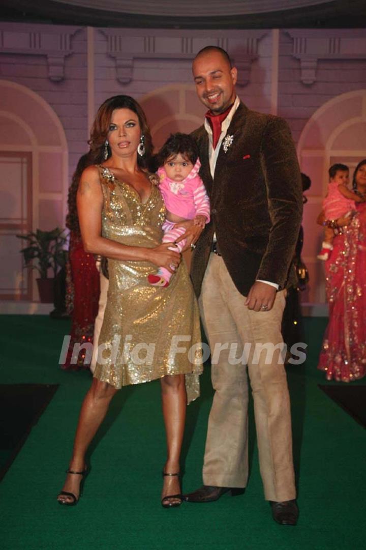 Rakhi Sawant and Elesh Parujanwala at the launch of &quot;Pati, Patni Aur Woh&quot;