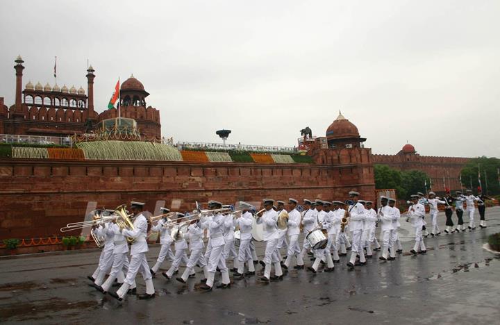 Independence Day celebrations at Red Fort, on Saturday in New Delhi on 15 August 2009