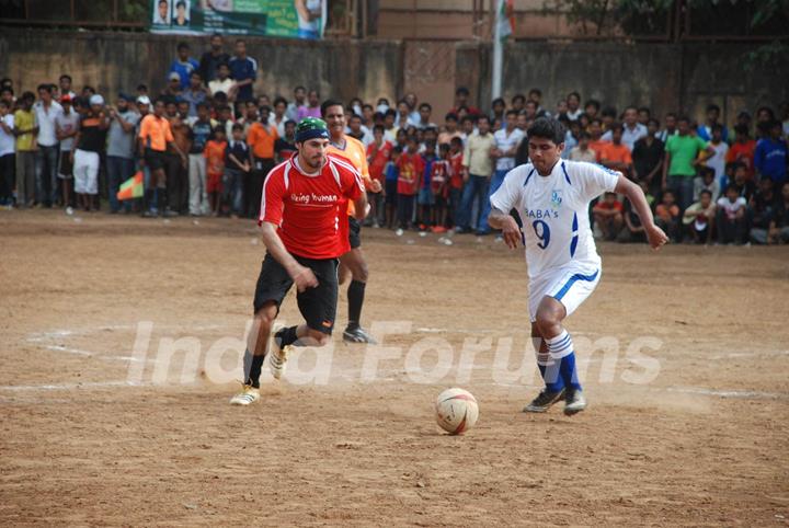 Dino Morea at &quot;Soccer Match&quot; at Bandra