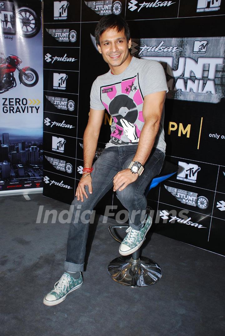 vivek oberoi at &quot;MTV Stunt Mania Show&quot;