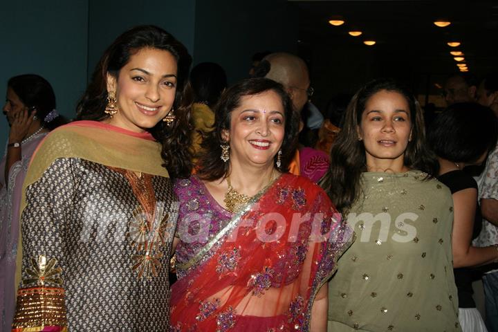 Juhi Chawla unveils ''The Journey Home'' book at NCPA in Mumbai on Friday evening