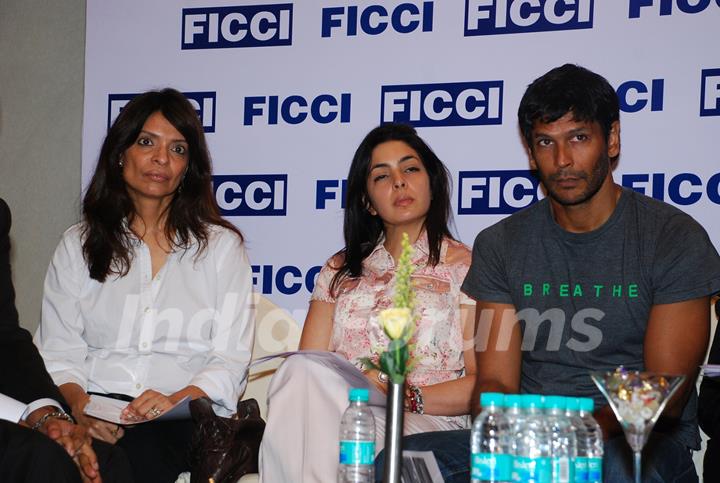 Milind Soman at FICCI wellness media meet at Mayfair Room in Mumbai on Friday evening