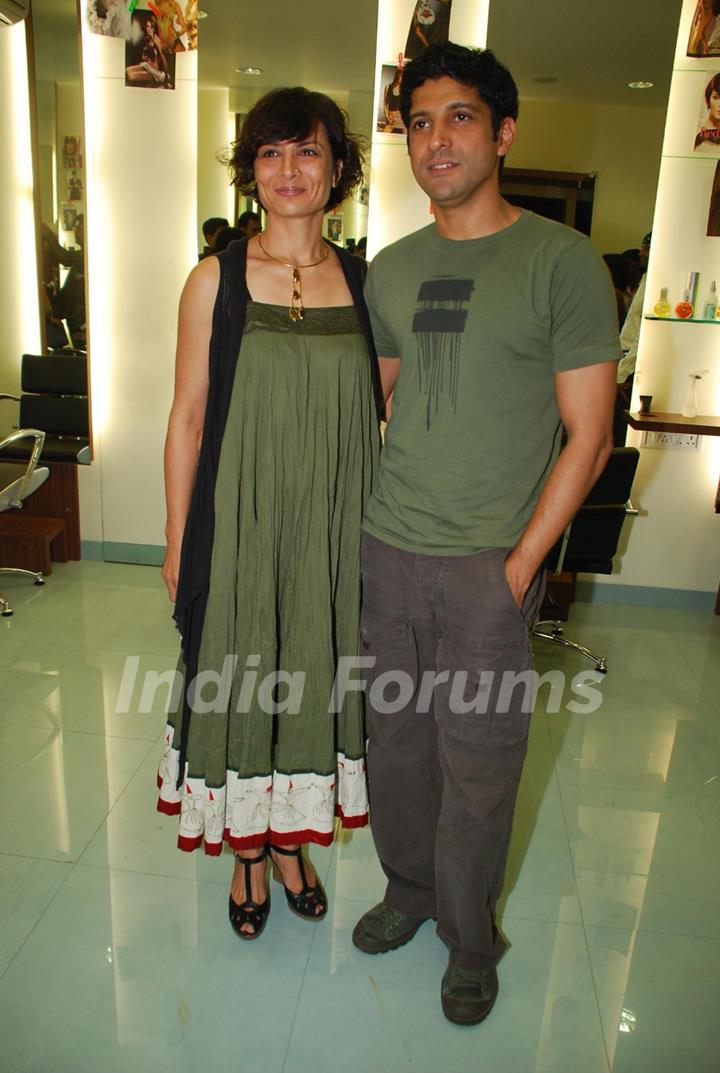 Farhan Akhtar at &quot;Oro spa launch&quot;