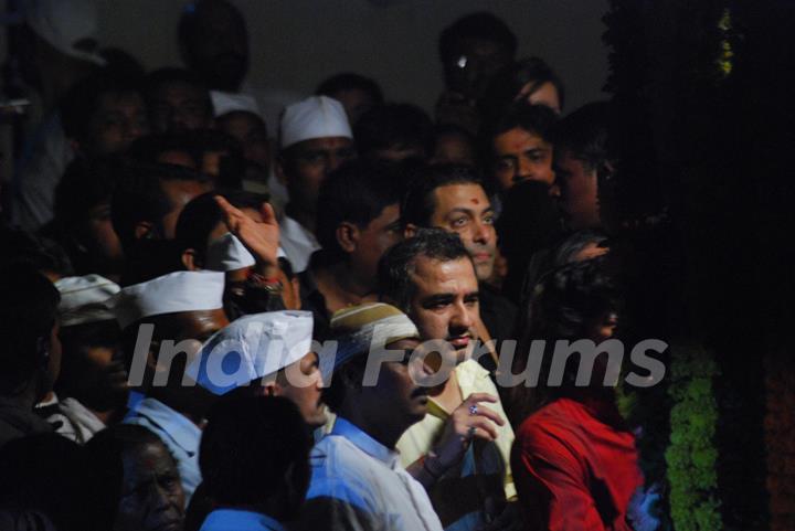 Ganpati at Salman Khan home