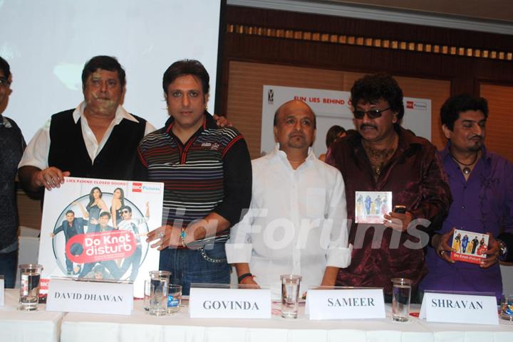 David Dhawan, Govinda at the music launch of movie &quot;Do Knot Disturb&quot;