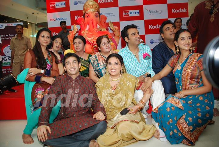 Basera Team Celebrate Ganesh Festival at Oberoi Mall, in Mumbai