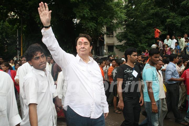 Randhir Kapoorr at RK Ganpati