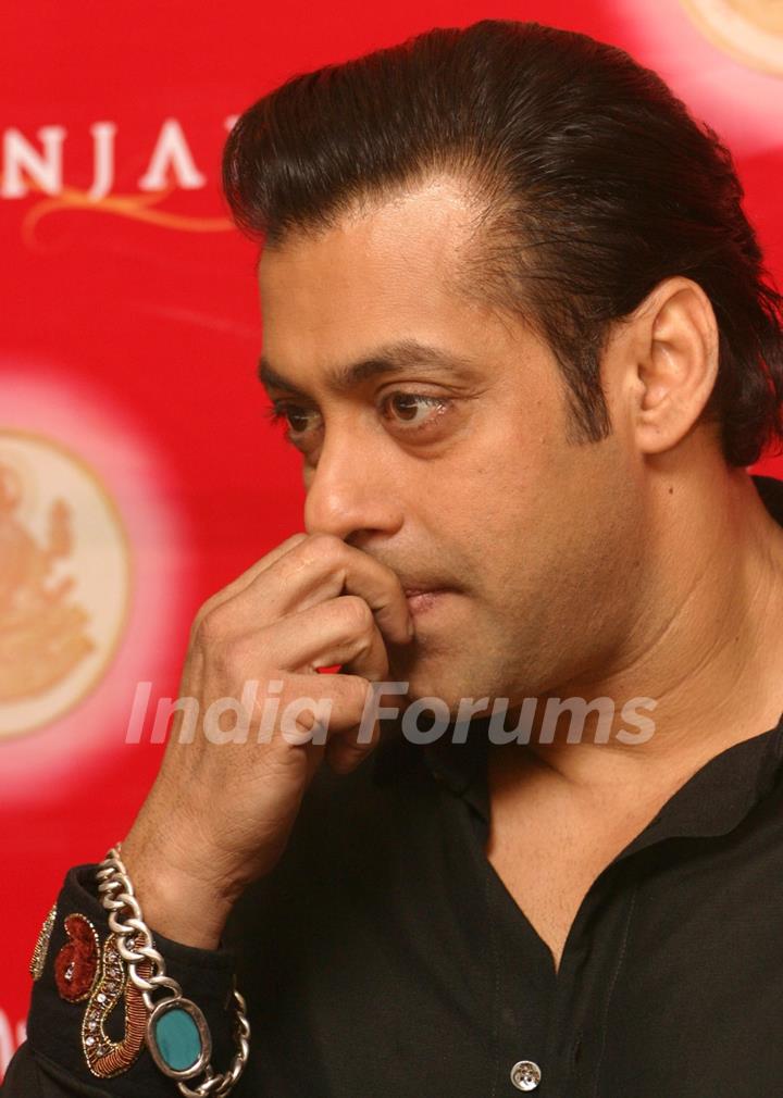 Bollywood Aactor Salman Khan at the launch of &quot;Being Human&quot; Gold Coins in New DelhiI on Wednesday 23 Sep 2009