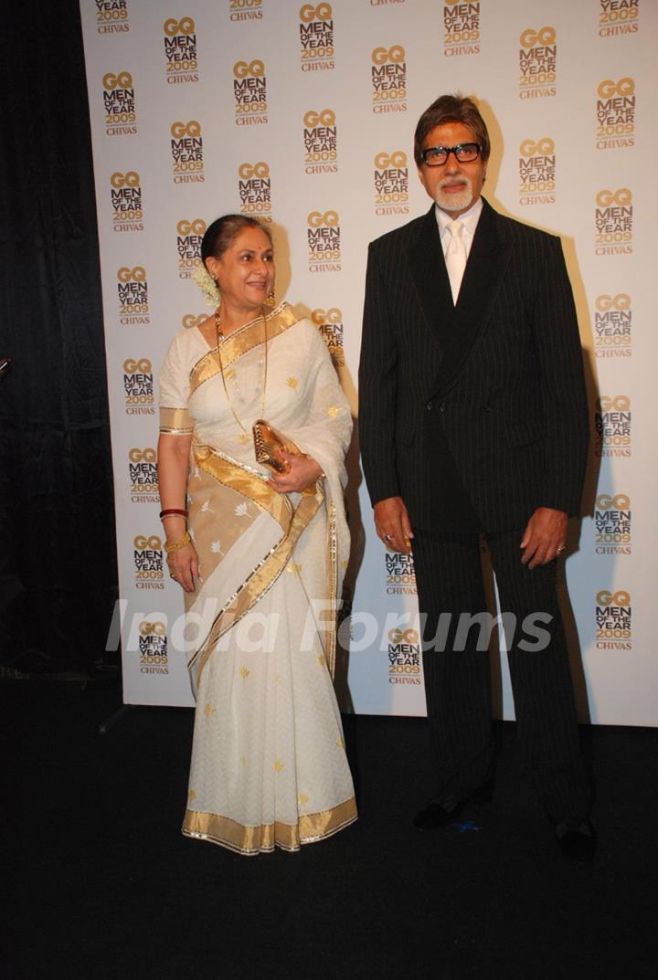 Jaya Bachchan and Amitabh Bachchan at GQ Man of the Year Award Function