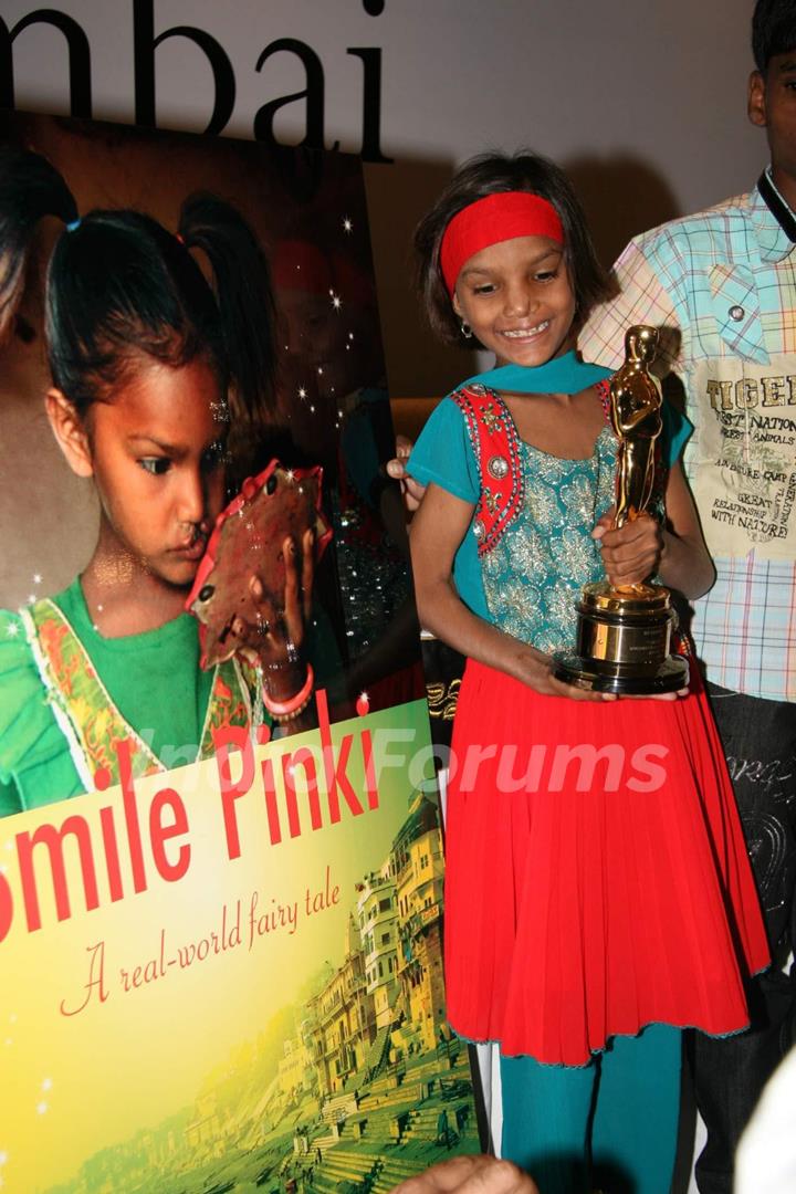 Smile Pinki film press meet at Taj land''s End in Mumbai