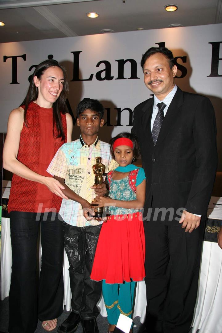 Smile Pinki film press meet at Taj land''s End in Mumbai