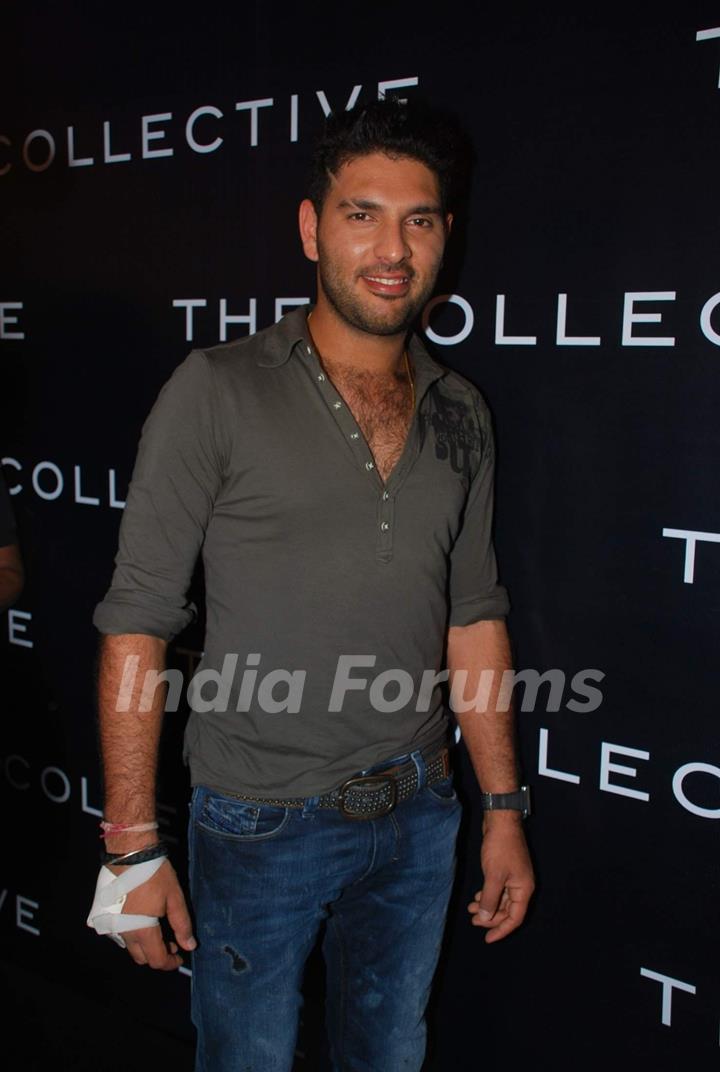 Yuvraj Singh at The Collective Show at Palladium in Mumbai