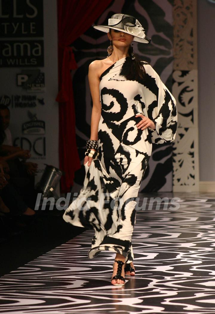 Designer Ritu Beri collection in Wills Lifestyle India Fashion Week in New Delhi on Saturday 24 Oct 2008