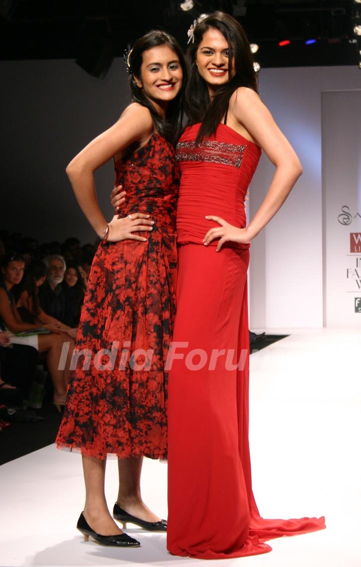 Tania Sachdev at the Wills Lifestyle India Fashion Week in New Delhi on Sunday 25 Oct 2009
