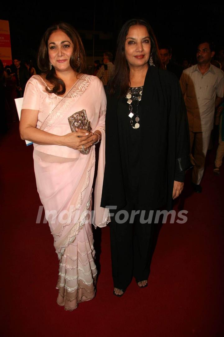 Tina Ambani and Shabana Azmi at Mumbai Academy of Moving Image (MAMI) Opneing Night at Fun Cinema, Andheri