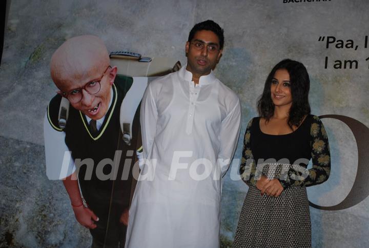 Abhishek Bachchan and Vidya Balan unveiled the first look of movie