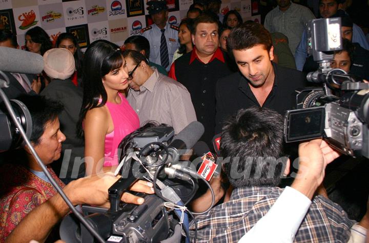 Bollywood actress Katrina Kaif and actor Ranbir Kapoor at the Ambience mall in Gurgaon for promotion their film '''' Ajab Prem Ki Ghazab Kahani'''' on Thursday New Delhi 05 Nov 2009